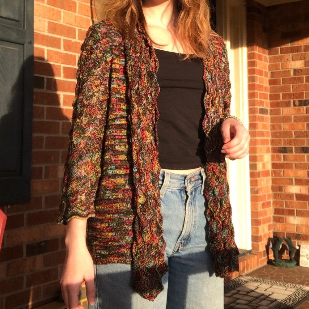 Fun Textured Knit Cardigan